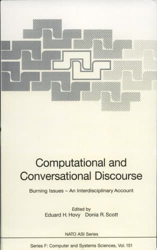 Computational and Conversational Discourse Burning Issues — An Interdisciplinary Account