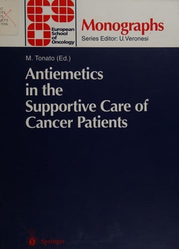 Antiemetics in the Supportive Care of Cancer Patients