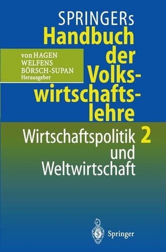 Springers Handbuch der Volkswirtschaftslehre