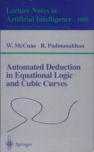 Automated Deduction in Equational Logic and Cubic Curves