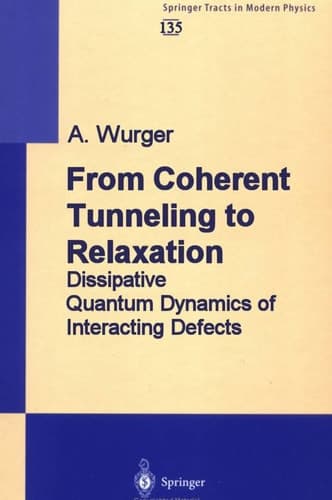 From Coherent Tunneling to Relaxation Dissipative Quantum Dynamics of Interacting Defects