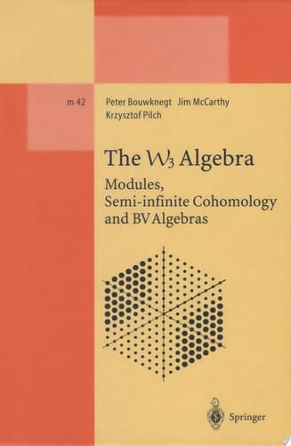 The W3 Algebra modules, semi-infinite cohomology and BV algebras
