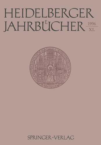 Heidelberger Jahrbücher