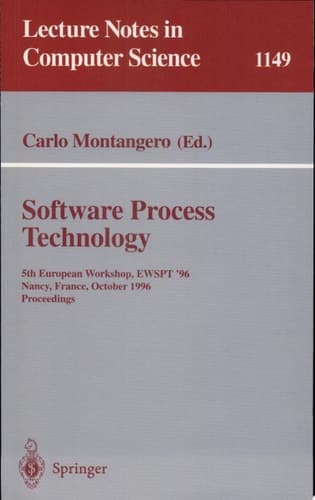 Software Process Technology 5th European Workshop, EWSPT '96, Nancy, France, October 9 - 11, 1996. Proceedings
