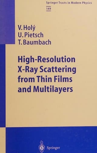 High-Resolution X-Ray Scattering from Thin Films and Multilayers