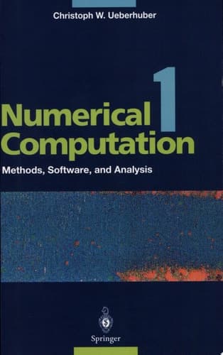 Numerical Computation 1 Methods, Software, and Analysis