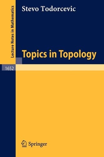 Topics in Topology (Lecture Notes in Mathematics, 1652)