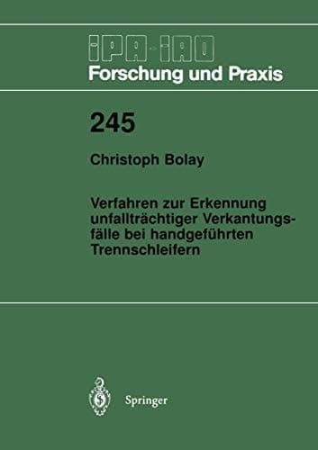 Verfahren zur Erkennung unfallträchtiger Verkantungsfälle bei handgeführten Trennschleifern