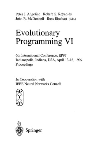 Evolutionary Programming VI 6th International Conference, EP 97, Indianapolis, Indiana, USA, April 13-16, 1997, Proceedings