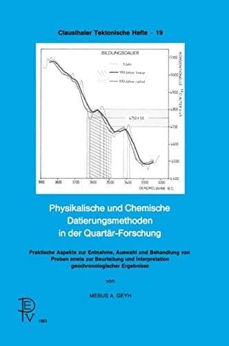Physikalische und Chemische Datierungsmethoden in der Quartär-Forschung Praktische Aspekte zur Entnahme, Auswahl und Behandlung von Proben sowie zur Beurteilung und Interpretation geochronologischer Ergebnisse