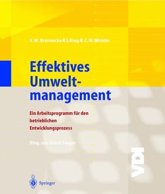 Effektives Umweltmanagement Arbeitsprogramm für den betrieblichen Entwicklungsprozess