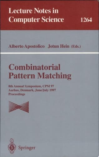 Combinatorial Pattern Matching 8th Annual Symposium, CPM 97, Aarhus, Denmark, June/July 1997. Proceedings
