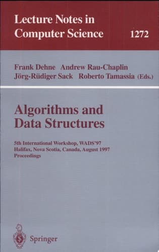 Algorithms and Data Structures 5th International Workshop, WADS '97, Halifax, Nova Scotia, Canada, August 6-8, 1997. Proceedings