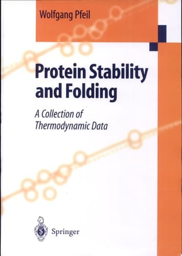Protein Stability and Folding A Collection of Thermodynamic Data