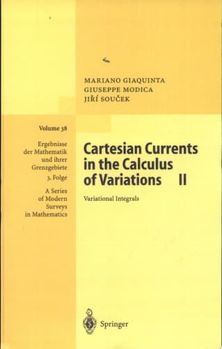 Cartesian Currents in the Calculus of Variations II Variational Integrals