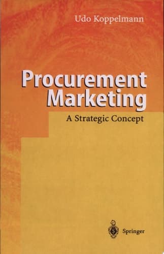 Procurement Marketing A Strategic Concept