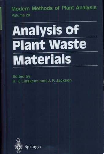 Analysis of Plant Waste Materials