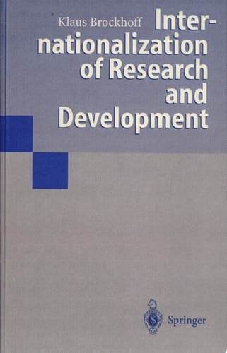 Internationalization of Research and Development