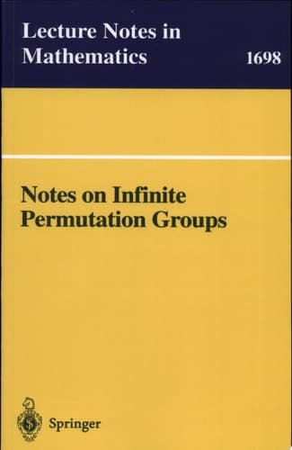 Notes on Infinite Permutation Groups