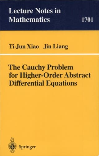 The Cauchy Problem for Higher Order Abstract Differential Equations