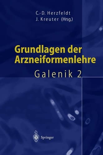 Grundlagen der Arzneiformenlehre Galenik 2