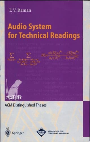 Audio System for Technical Readings