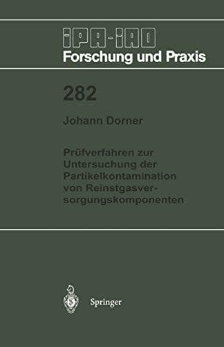 Prüfverfahren zur Untersuchung der Partikelkontamination von Reinstgasversorgungskomponenten