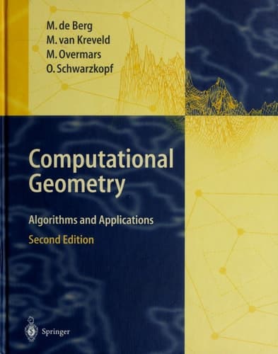 Computational Geometry Algorithms and Applications