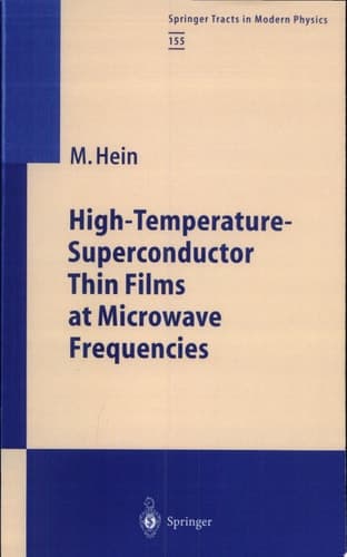 High-Temperature-Superconductor Thin Films at Microwave Frequencies