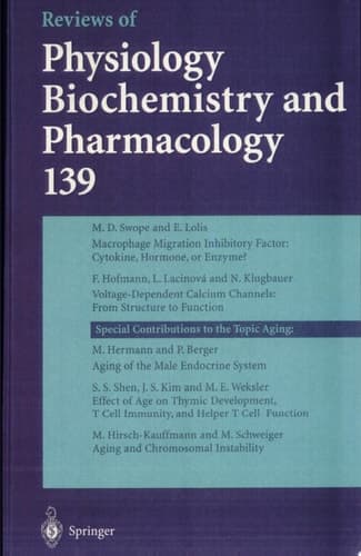 Reviews of Physiology, Biochemistry and Pharmacology 139