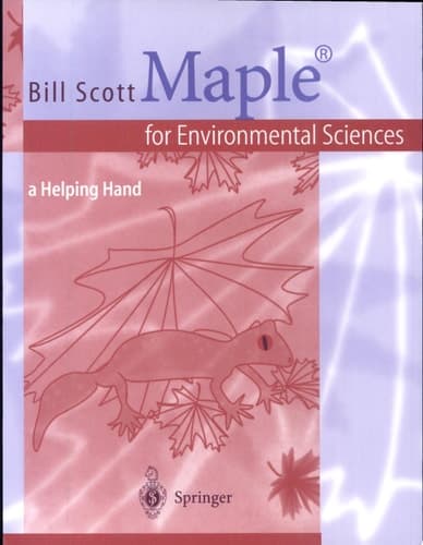 Maple® for Environmental Sciences a Helping Hand