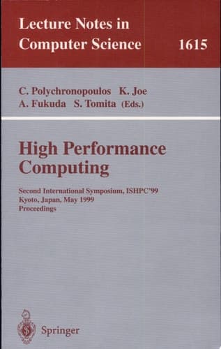 High Performance Computing Second International Symposium, ISHPC'99, Kyoto, Japan, May 26-28, 1999, Proceedings
