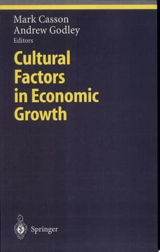 Cultural Factors in Economic Growth