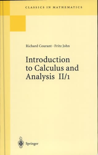 Introduction to Calculus and Analysis II/1
