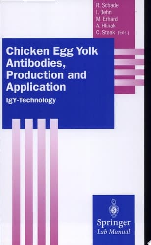 Chicken Egg Yolk Antibodies, Production and Application IgY-Technology