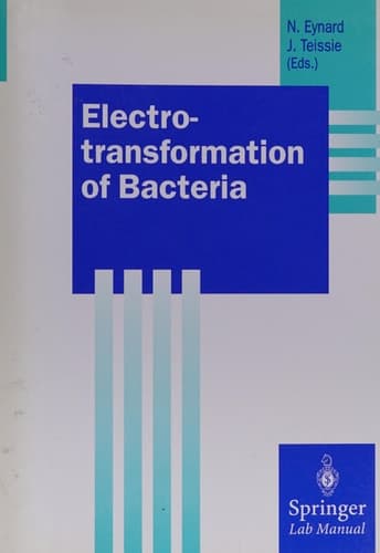 Electrotransformation of Bacteria