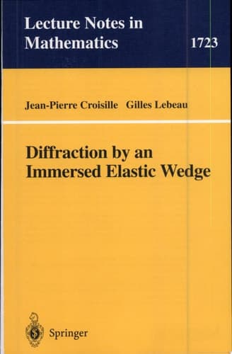 Diffraction by an Immersed Elastic Wedge
