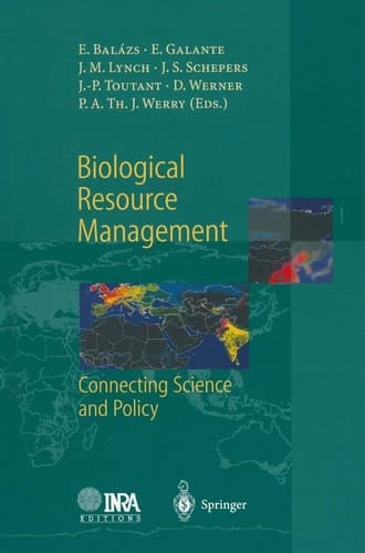 Biological Resource Management: Connecting Science and Policy
