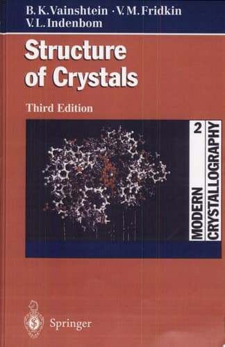 Modern Crystallography 2 Structure of crystals. Vol. 2