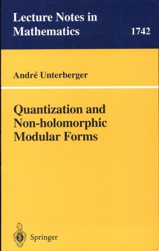Quantization and Non-holomorphic Modular Forms