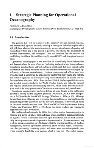 Ocean Forecasting Conceptual Basis and Applications