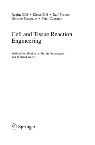 Cell and Tissue Reaction Engineering