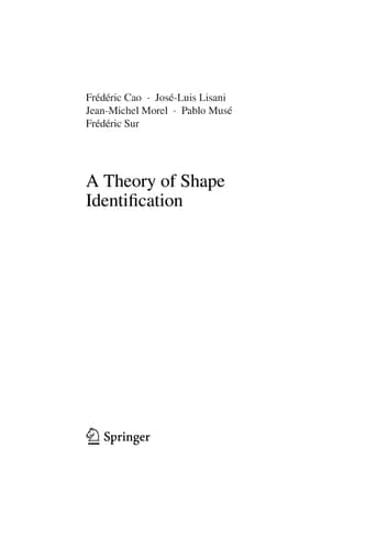 A Theory of Shape Identification