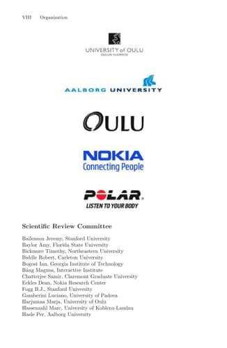 Persuasive Technology Third International Conference, PERSUASIVE 2008, Oulu, Finland, June 4-6, 2008, Proceedings