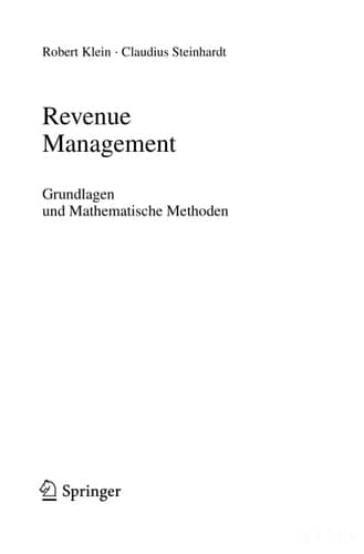 Revenue Management Grundlagen und Mathematische Methoden