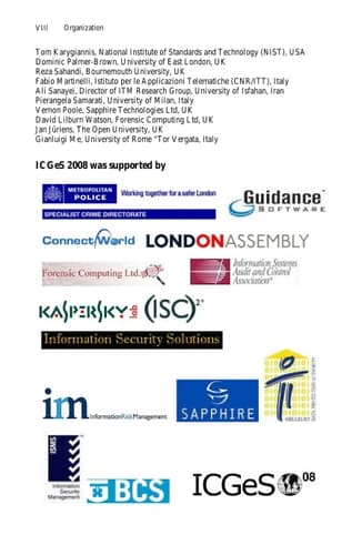 Global E-Security 4th International Conference, ICGeS 2008, London, UK, June 23-25, 2008, Proceedings