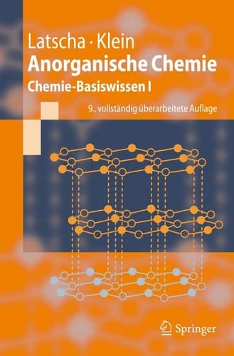 Anorganische Chemie Chemie-Basiswissen I