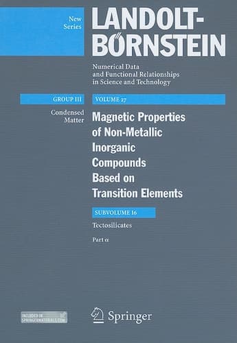 Magnetic Properties of Tectosilicates I