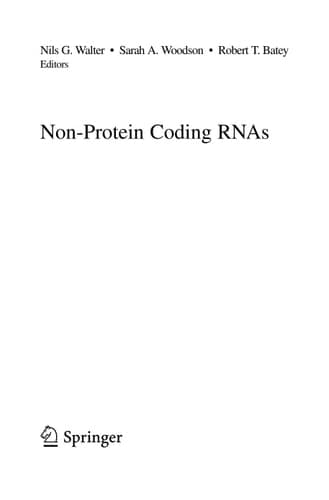 Non-Protein Coding RNAs