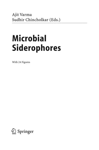 Microbial Siderophores